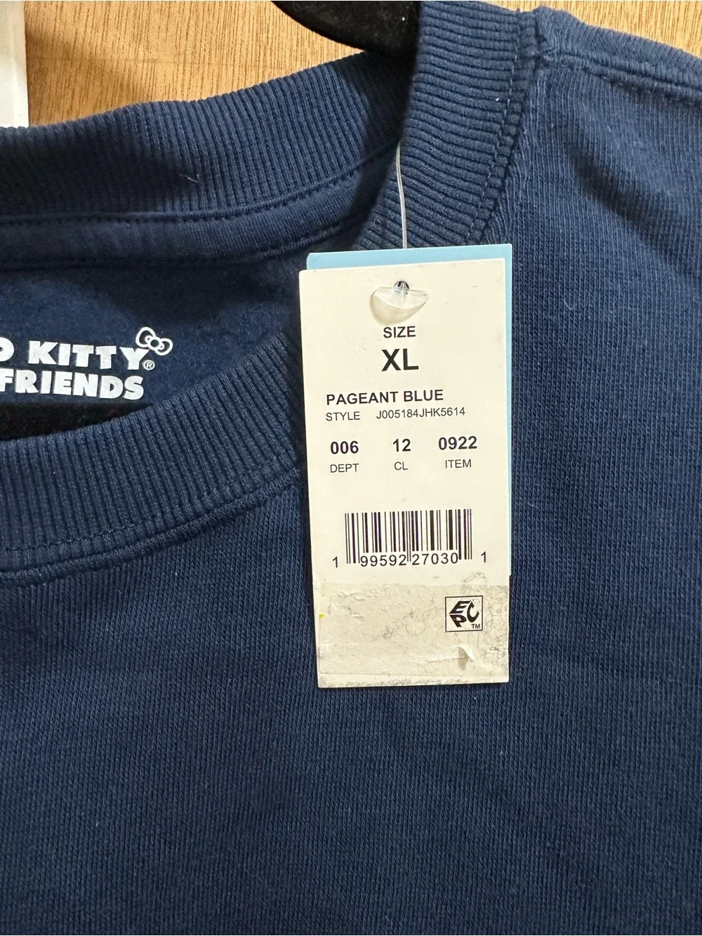 Sanrio sweatshirt navy